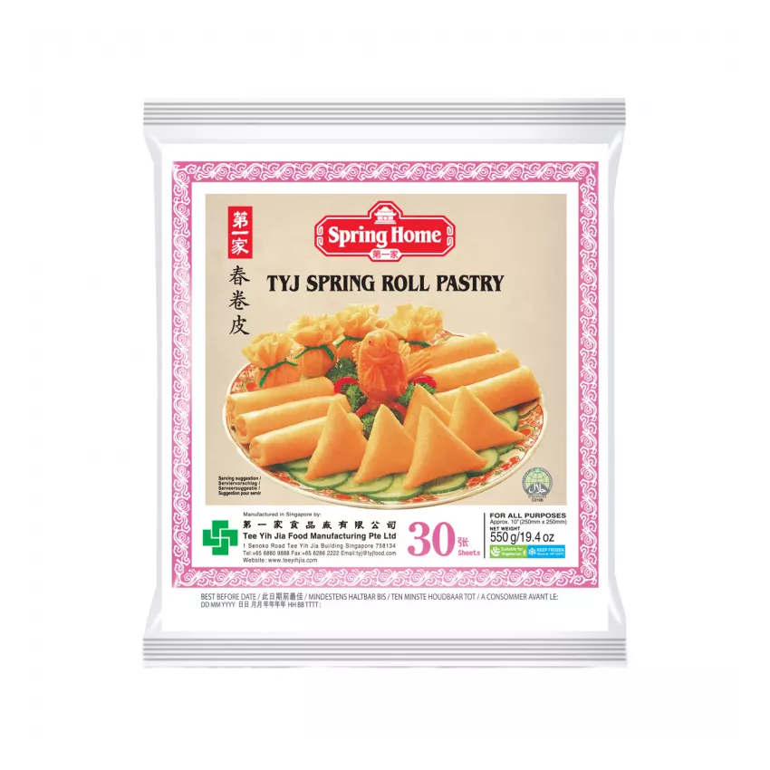 Spring roll wrappers 250mm (30sts) 550gr Spring roll wrappers 250mm (30sts) 550gr