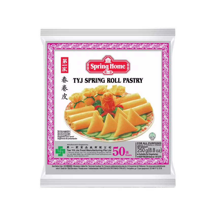 Spring roll wrappers 125mm (50sts) 250gr Spring roll wrappers 125mm (50sts) 250gr