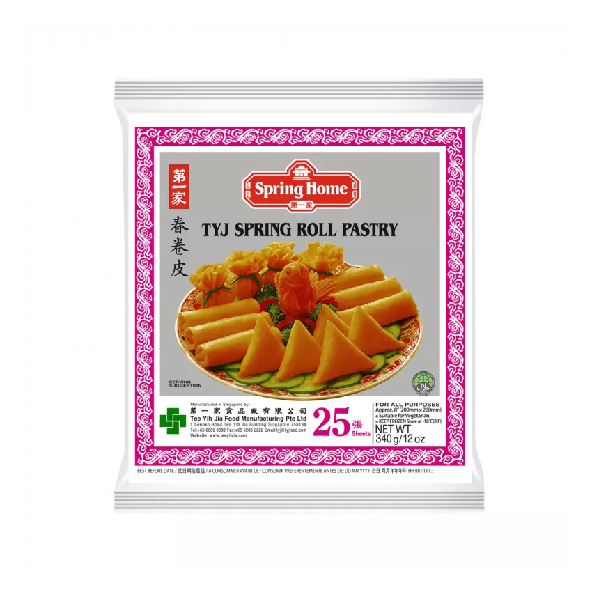 Spring roll wrappers 200mm (25sts) 340gr Spring roll wrappers 200mm (25sts) 340gr