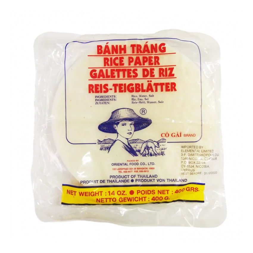 SPRING ROLL WRAP 22cm (44shts) 50Χ400gr SPRING ROLL WRAP 22cm (44shts) 50Χ400gr