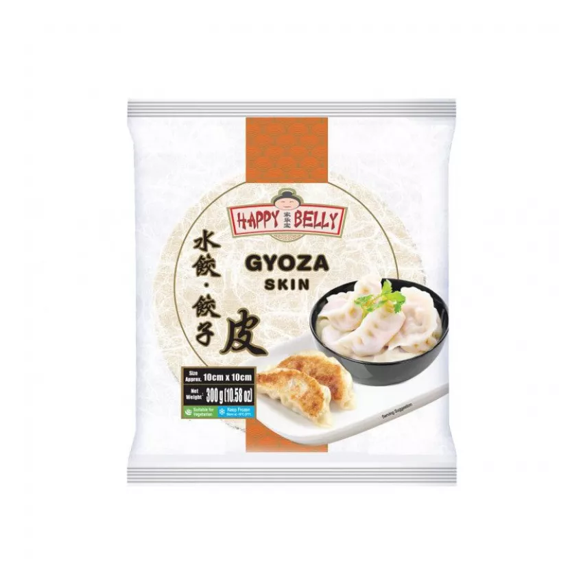 Gyoza wrapper 100mm (38shts) Happy Belly 300gr