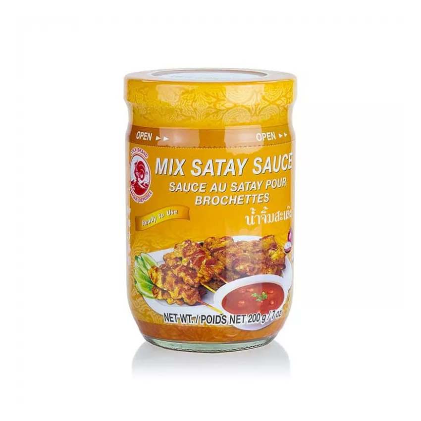 Satay ready mix sauce cock 200gr Satay ready mix sauce cock 200gr