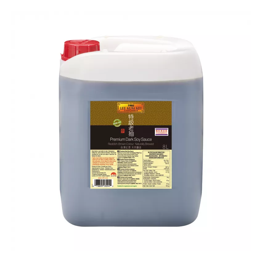 Premium dark soy sauce Lee Kum Kee 8lt Premium dark soy sauce Lee Kum Kee 8lt