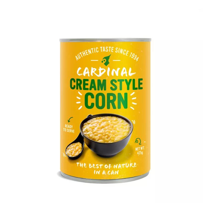 Cream style corn Cardinal 425gr