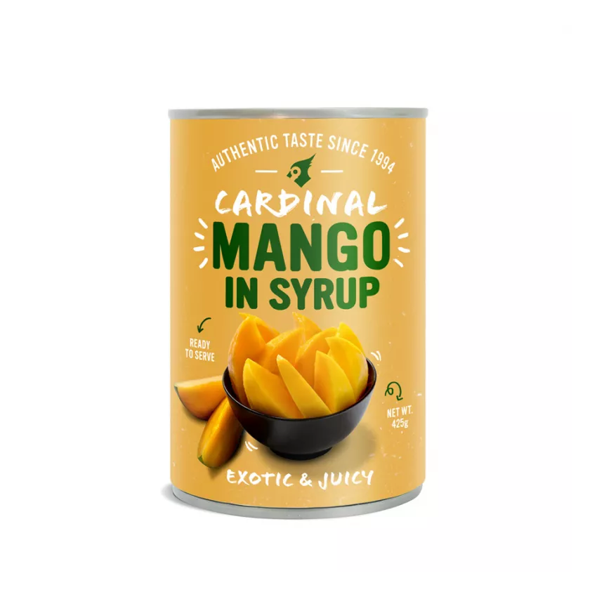 MANGO IN SYRUP CARDINAL 24X425gr MANGO IN SYRUP CARDINAL 24X425gr