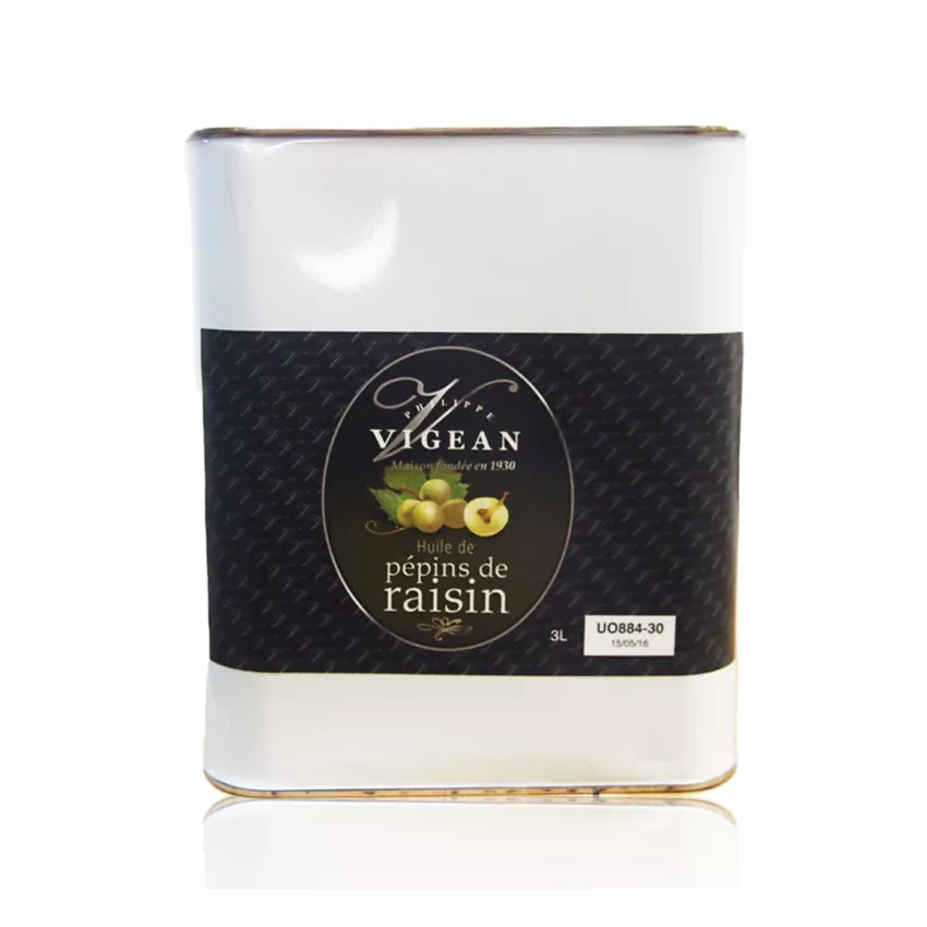 Grape seed oil Vigean 3lt Grape seed oil Vigean 3lt