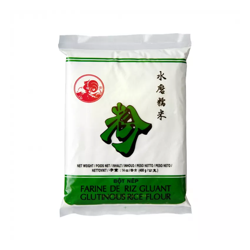 Glutinous rice flour Cock (green) 400gr Glutinous rice flour Cock (green) 400gr