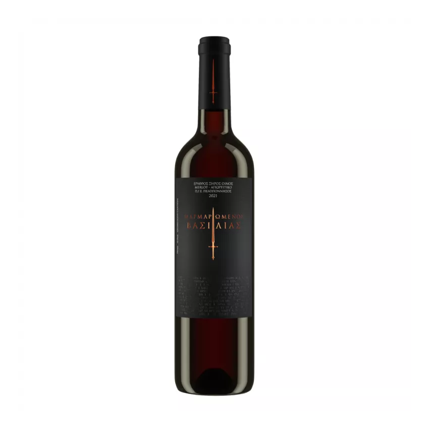 Μαρμαρωμένος Βασιλιάς ερυθρός ξηρός 750ml Μαρμαρωμένος Βασιλιάς ερυθρός ξηρός 750ml
