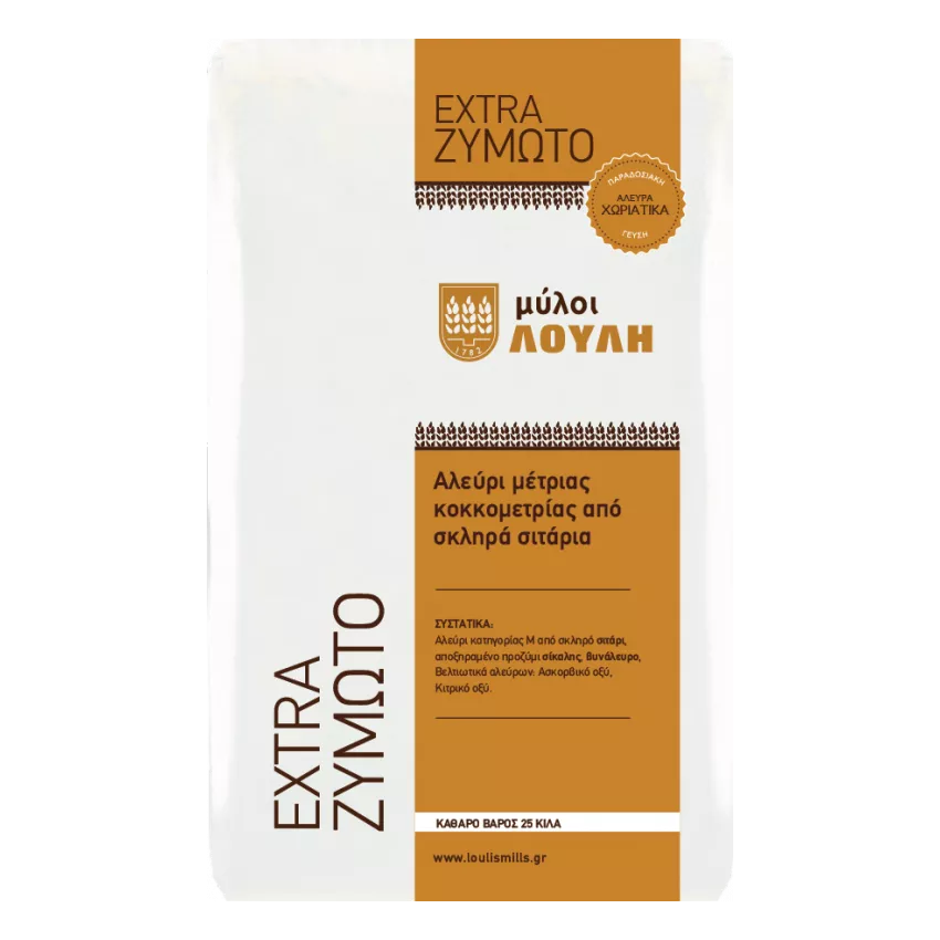 Αλεύρι Extra Ζυμωτό Λούλη 25kg Αλεύρι Extra Ζυμωτό Λούλη 25kg