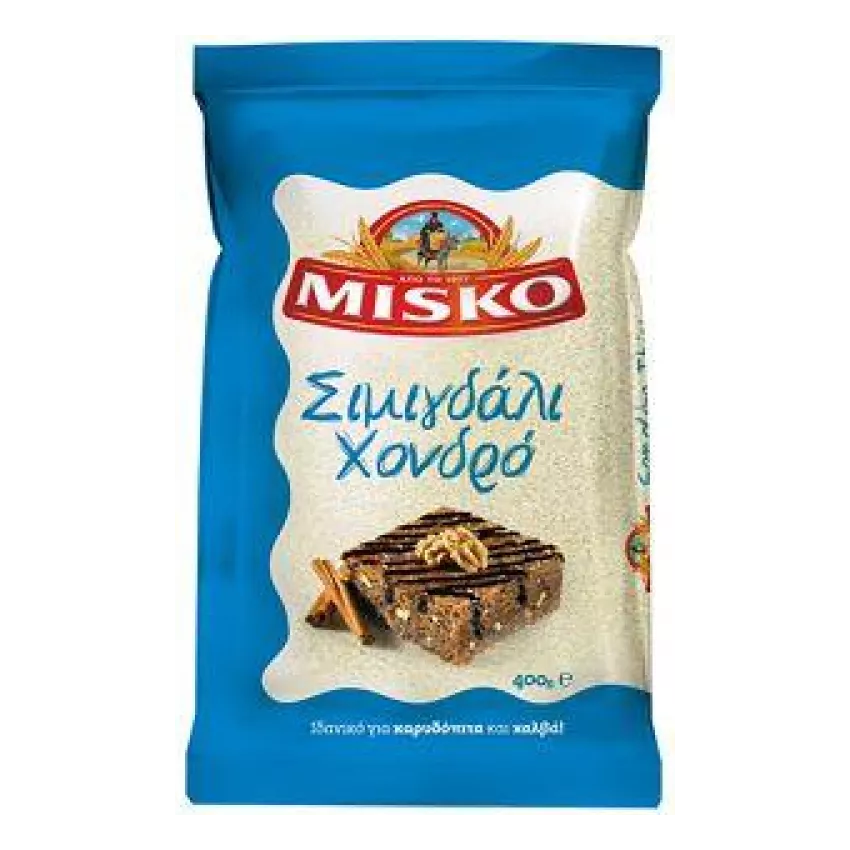 Σιμιγδάλι χονδρό Μίσκο 400gr Σιμιγδάλι χονδρό Μίσκο 400gr