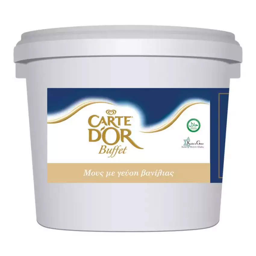 Carte d'or μείγμα για μους βανίλια 5kg Carte d'or μείγμα για μους βανίλια 5kg