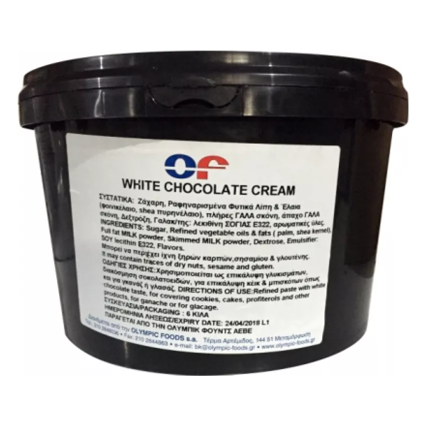 White chocolate cream 6kg White chocolate cream 6kg