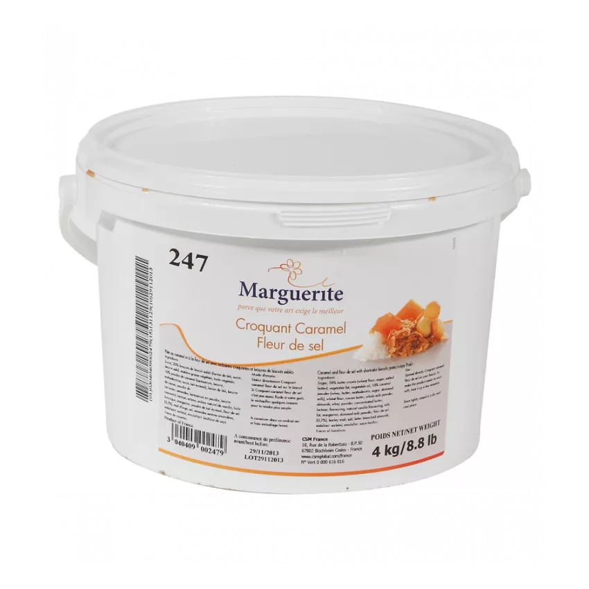 Γέμιση croquant καραμέλα & άνθος αλατιού CSM 4kg Γέμιση croquant καραμέλα & άνθος αλατιού CSM 4kg