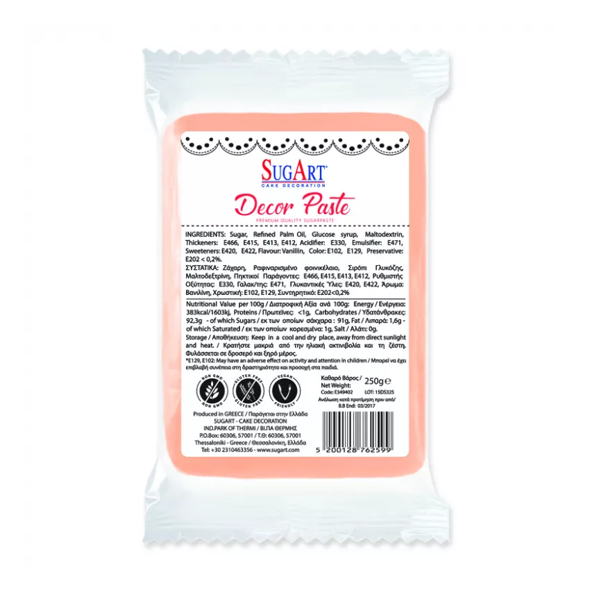 DECOR PASTE ΖΑΧΑΡΟΠΑΣΤΑ ΣΟΜΩΝ 12X1kg DECOR PASTE ΖΑΧΑΡΟΠΑΣΤΑ ΣΟΜΩΝ 12X1kg