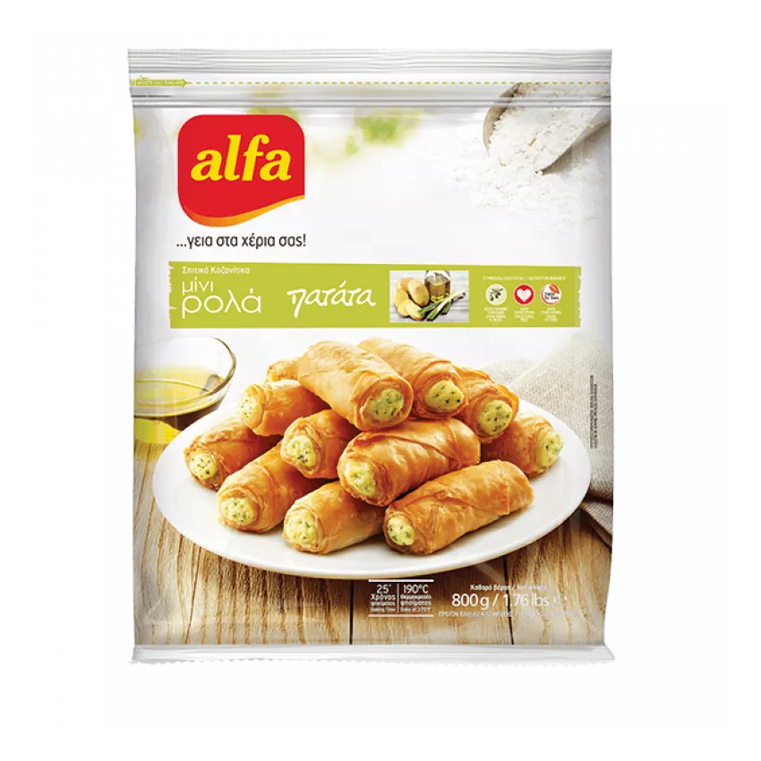 Ρολά mini με πατάτα Alfa 800gr Ρολά mini με πατάτα Alfa 800gr