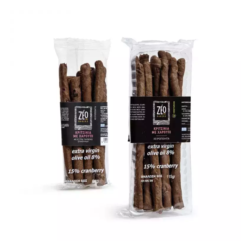 Display κριτσίνια χαρούπι (10τεμ χ 60gr)