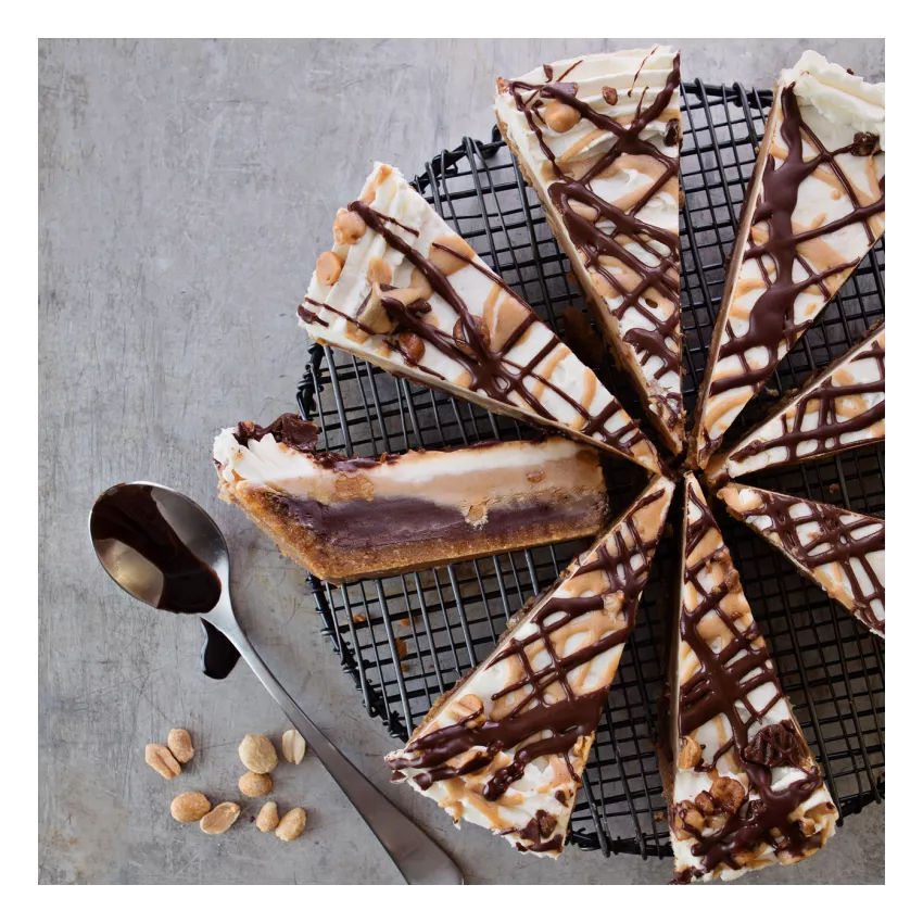 Chocolate peanut butter pie 4x1.98kg (16 μερίδες)