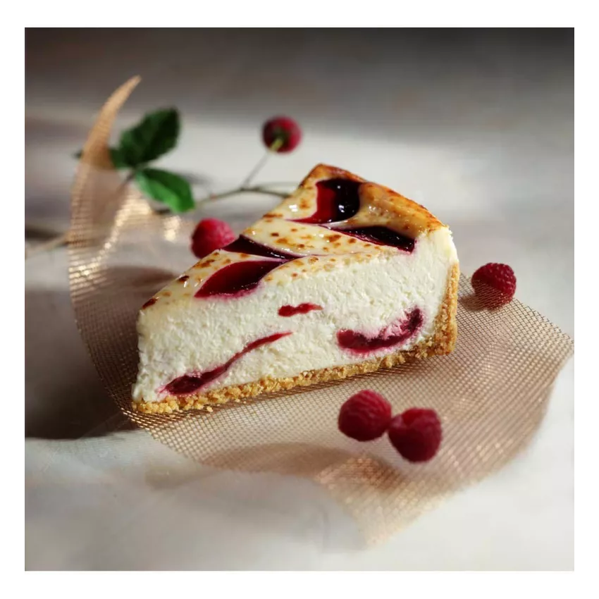 Raspberry white chocolate cheese brulee 2x2.47kg (14 μερίδες)