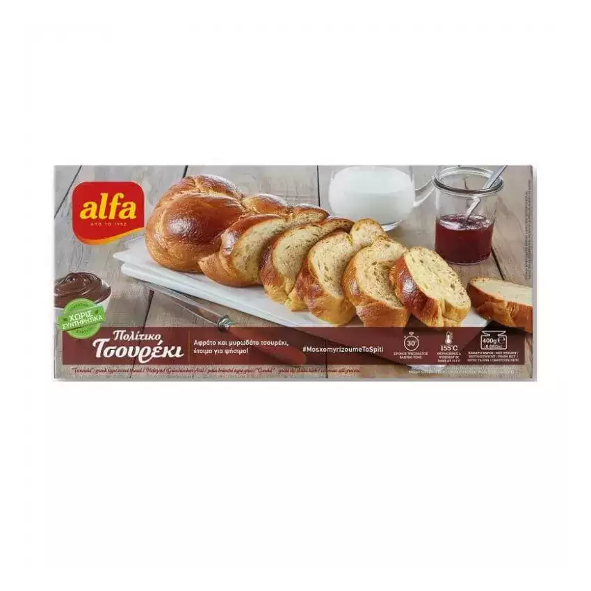 Στριφτό τσουρέκι με πραλίνα Alfa 25x190gr Στριφτό τσουρέκι με πραλίνα Alfa 25x190gr