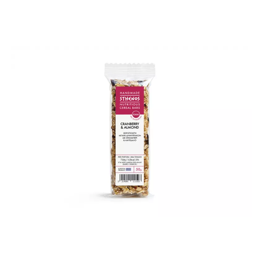 Display bars cranberry - αμύγδαλο (12τεμ χ 50gr) Display bars cranberry - αμύγδαλο (12τεμ χ 50gr)
