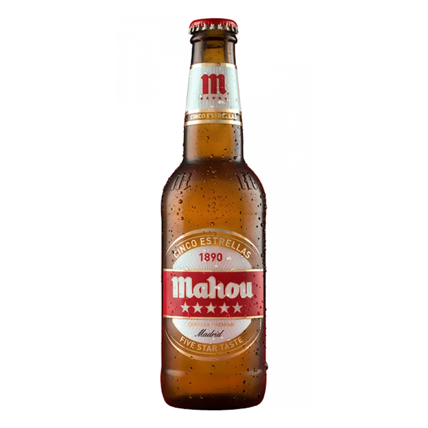 Mahou 5 Estrellas 330ml 5.5% Mahou 5 Estrellas 330ml 5.5%
