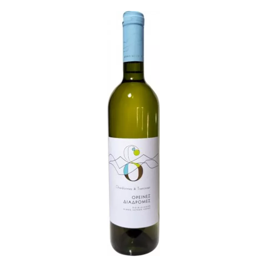 Οίνος λευκός "Ορεινές Διαδρομες" Chardonnay 70%, Traminner 30% Ζοίνος 750ml Οίνος λευκός "Ορεινές Διαδρομες" Chardonnay 70%, Traminner 30% Ζοίνος 750ml