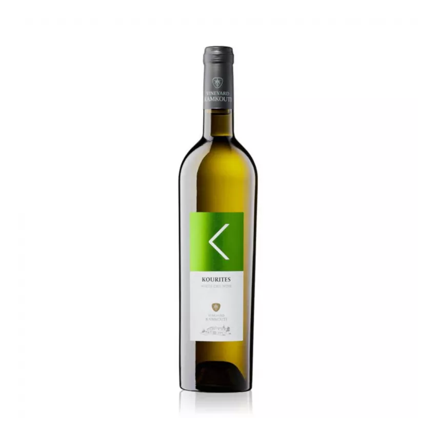 Οίνος λευκός chardonay malagouzia ''Κουριτες'' Καμκούτης 750ml Οίνος λευκός chardonay malagouzia ''Κουριτες'' Καμκούτης 750ml