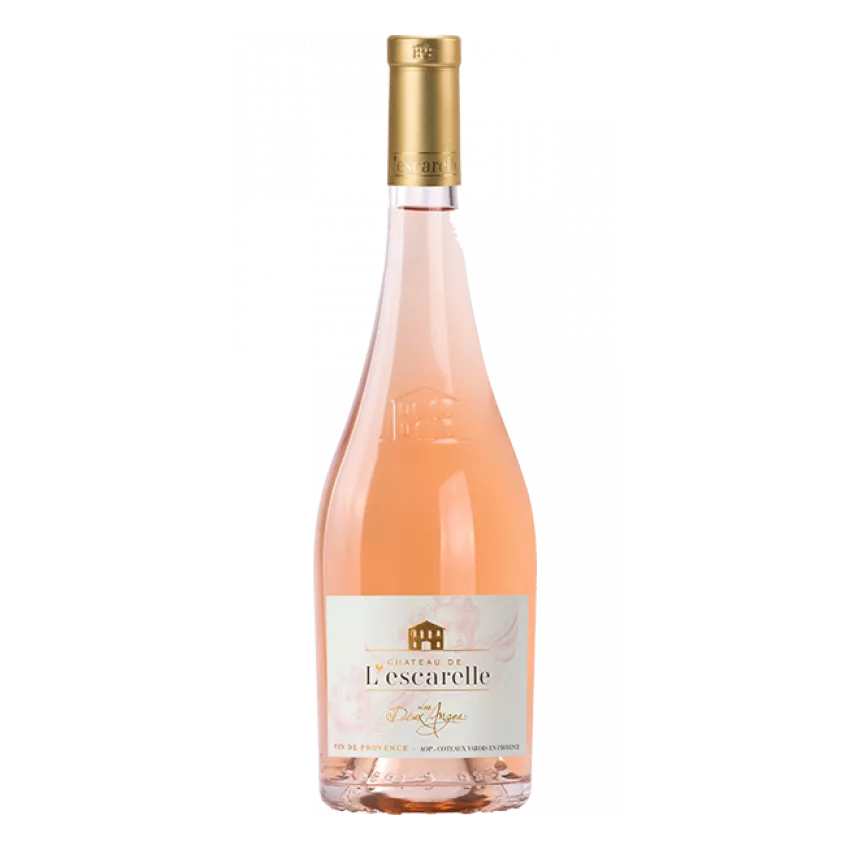 Coteaux varois en provence rose des deux anges L' escarelle 750ml 13% Coteaux varois en provence rose des deux anges L' escarelle 750ml 13%