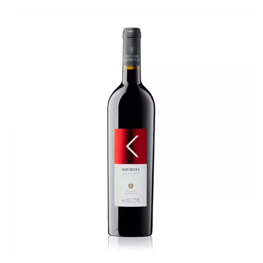 Οίνος ερυθρός cabernet - merlot - ξινόμαυρο ''Κουριτες'' Καμκούτ������dE