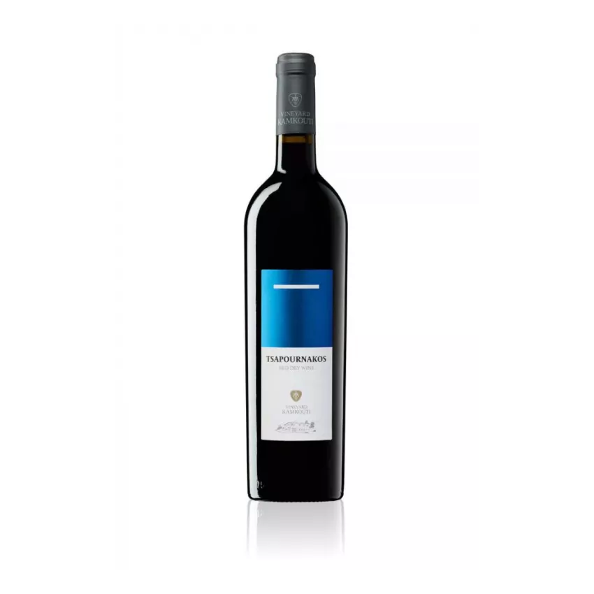 Οίνος ερυθρός ξηρός ''Tsapournakos'' Καμκούτης 750ml Οίνος ερυθρός ξηρός ''Tsapournakos'' Καμκούτης 750ml