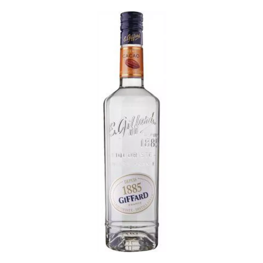 Liquer creme de cacao blanc (white cocoa) Giffard 700ml 25% Liquer creme de cacao blanc (white cocoa) Giffard 700ml 25%