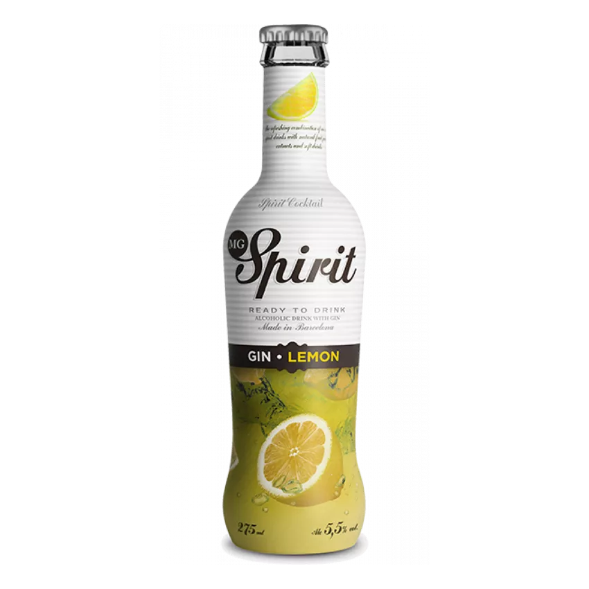Gin lemon Mg Spirit 275ml 5.5% Gin lemon Mg Spirit 275ml 5.5%