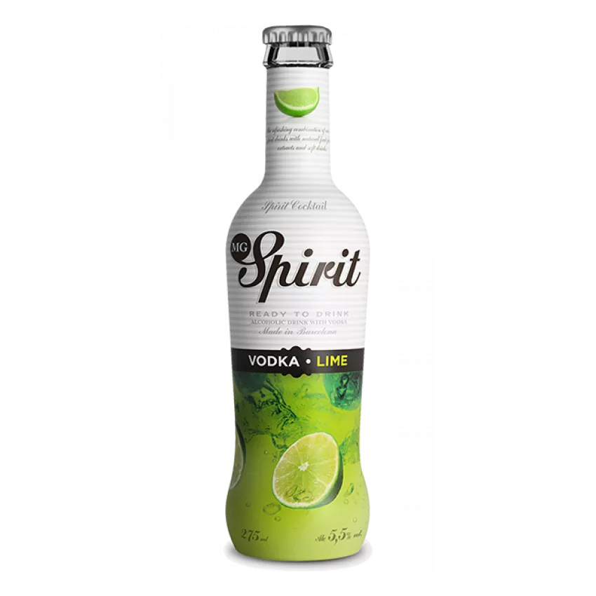 Vodka lime Mg Spirit 275ml 5.5% Vodka lime Mg Spirit 275ml 5.5%